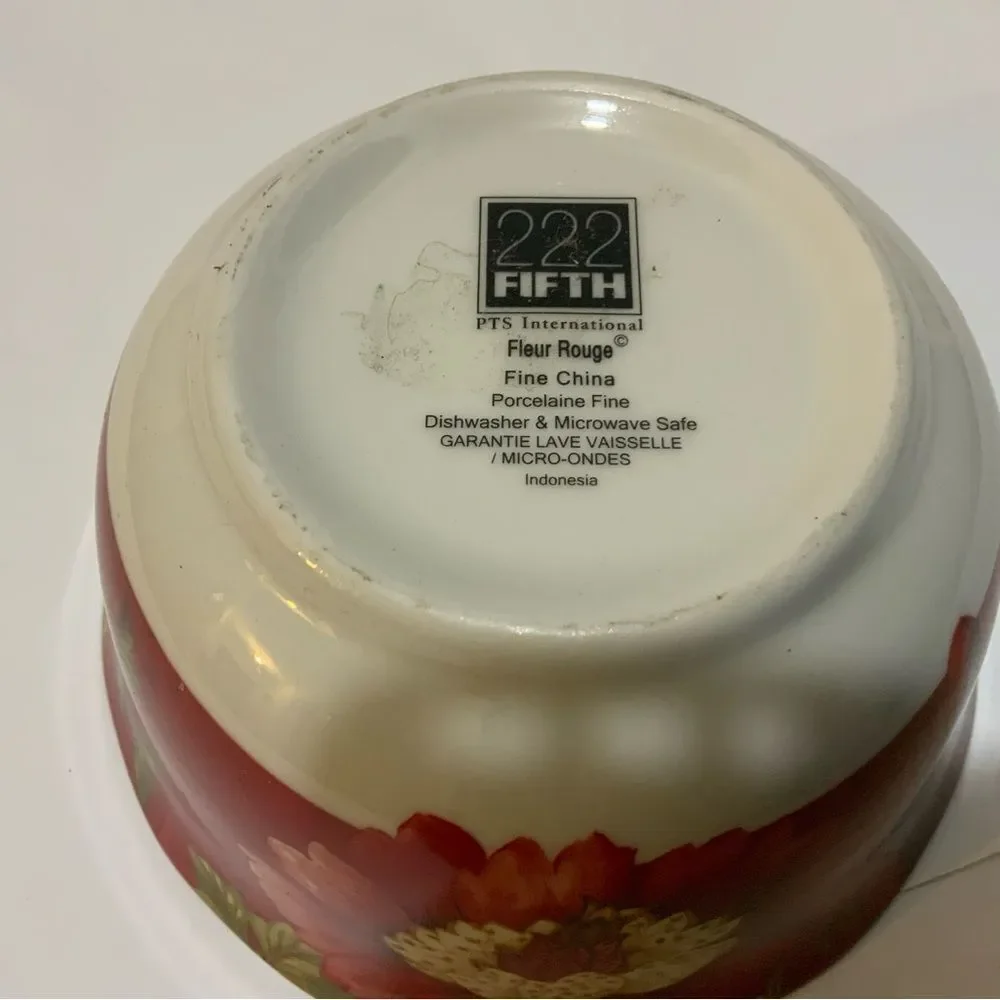 222 Fifth Lutece Fine Botanical Lutece Fleur Rouge excellent g22